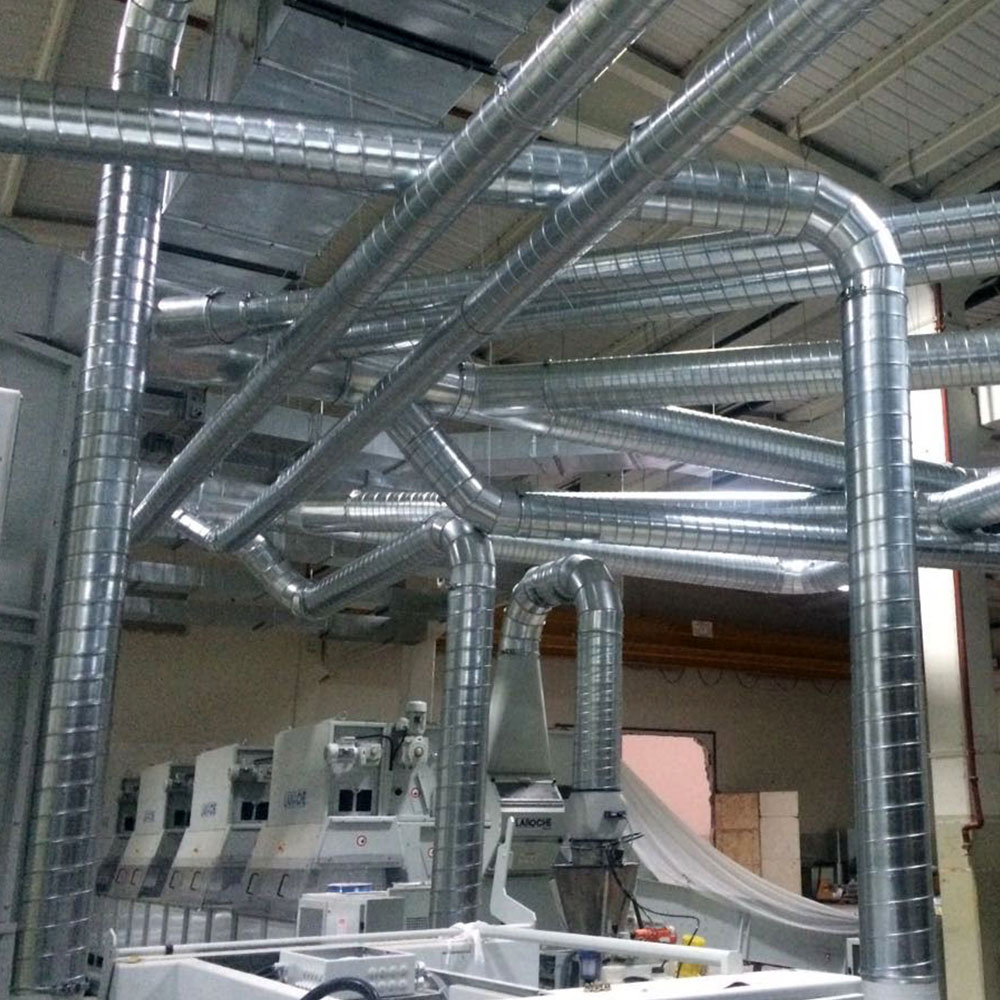 Aksan Havalandırma Spiral Kenetli Hava Kanalı